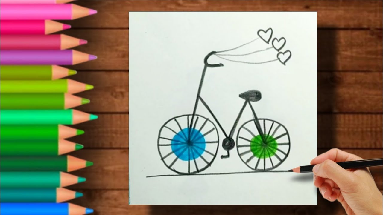 "From Scribble to Stunning: Watch Me Draw This Amazing Bicycle Step-by-Step!"