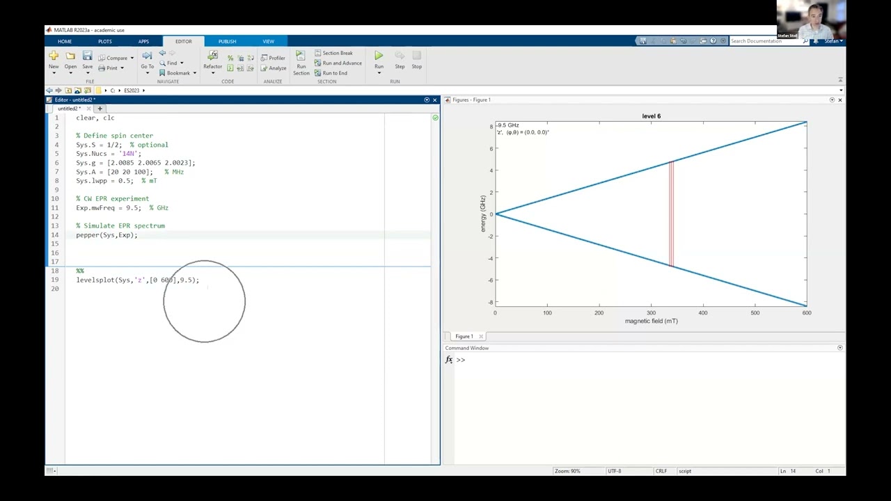 EasySpin Spin Polarization Workshop May 2023