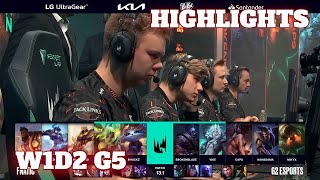 FNC vs G2 - Highlights | Week 1 Day 2 LEC Winter 2023 | Fnatic vs G2 Esports W1D2