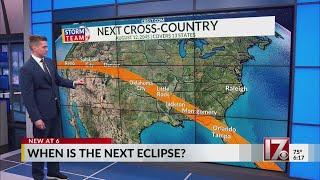 When will we get a total solar eclipse in the Triangle?
