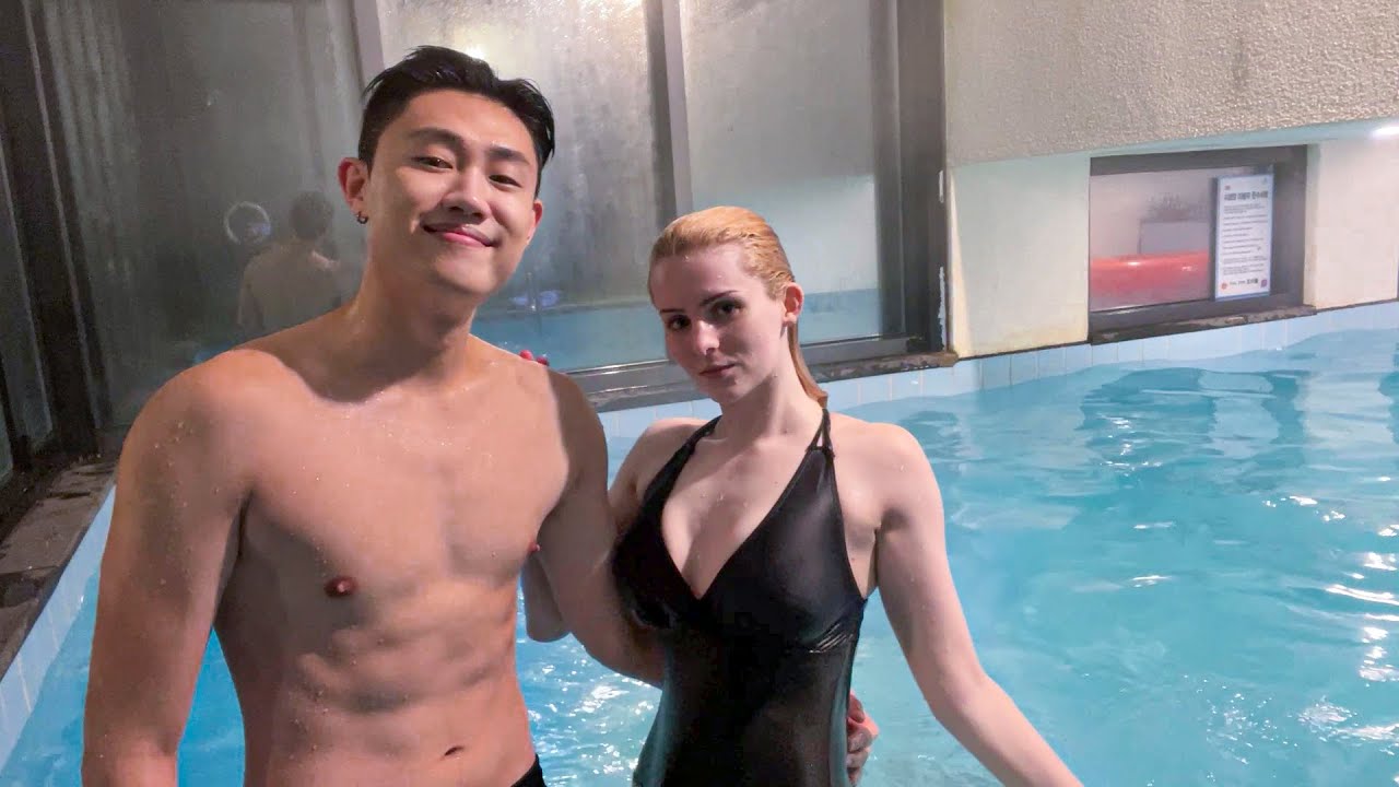 Download Couple Swimming Trip For The FIRST TIME