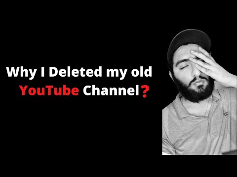 WHY I CREATE A NEW CHANNEL?