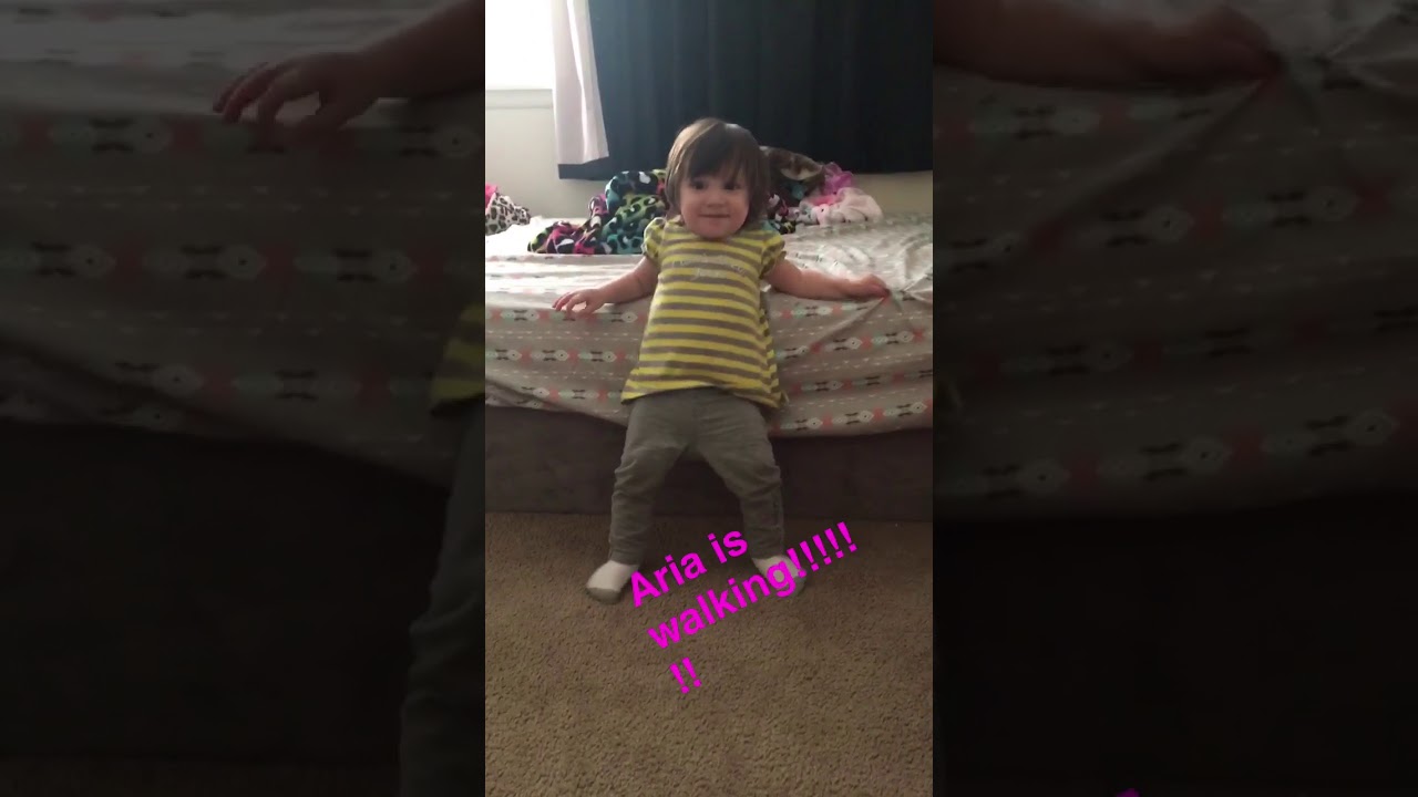 10 month old baby walking