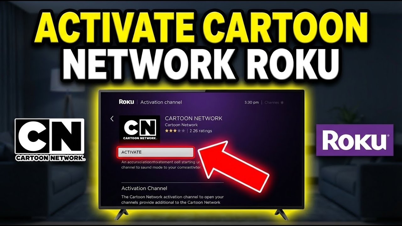 Cartoon Roki How to activate Cartoon Network on Roku - Step by Step - YouTube