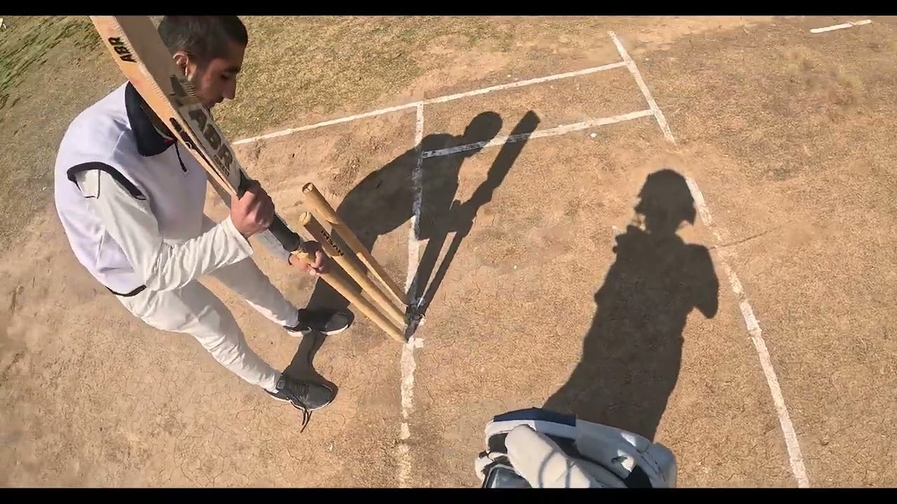 GoPro Batsman Helmet Experience | Thrilling Cricket Match Footage | Cricket Vlog Life