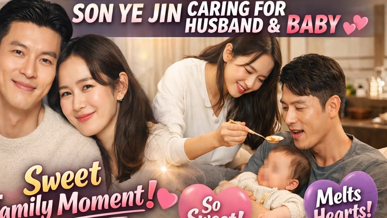 Hyun Bin & Son Ye Jin’s Sweetest Family Moment 💕 Son Ye Jin Caring for Husband & Baby Melts Hearts!