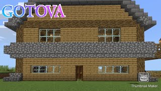 KUCA JE ZAVRSENA (MINECRAFT PREZIVLJAVANJE)