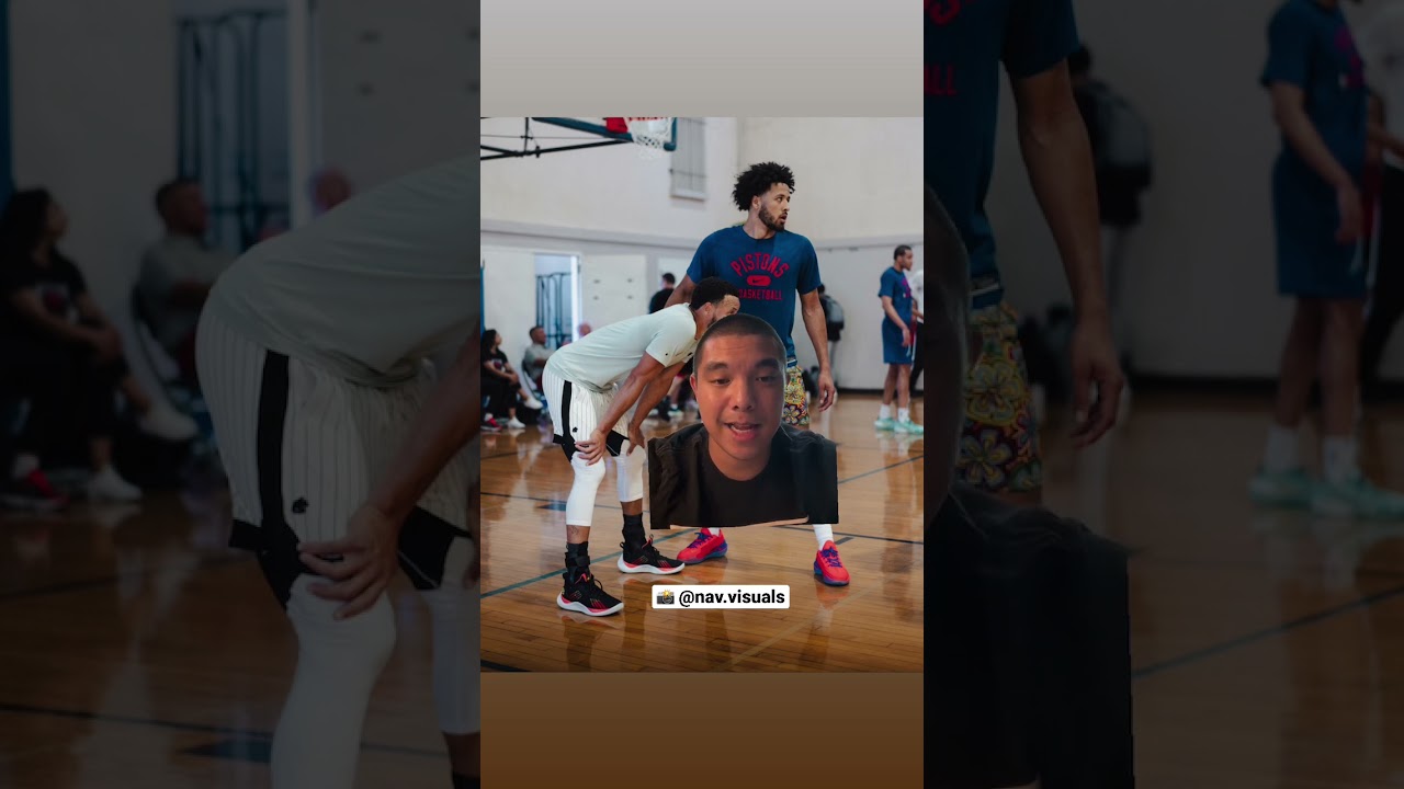 Steph Curry and Cade Cunningham working out in LA! 👀👟🔥 