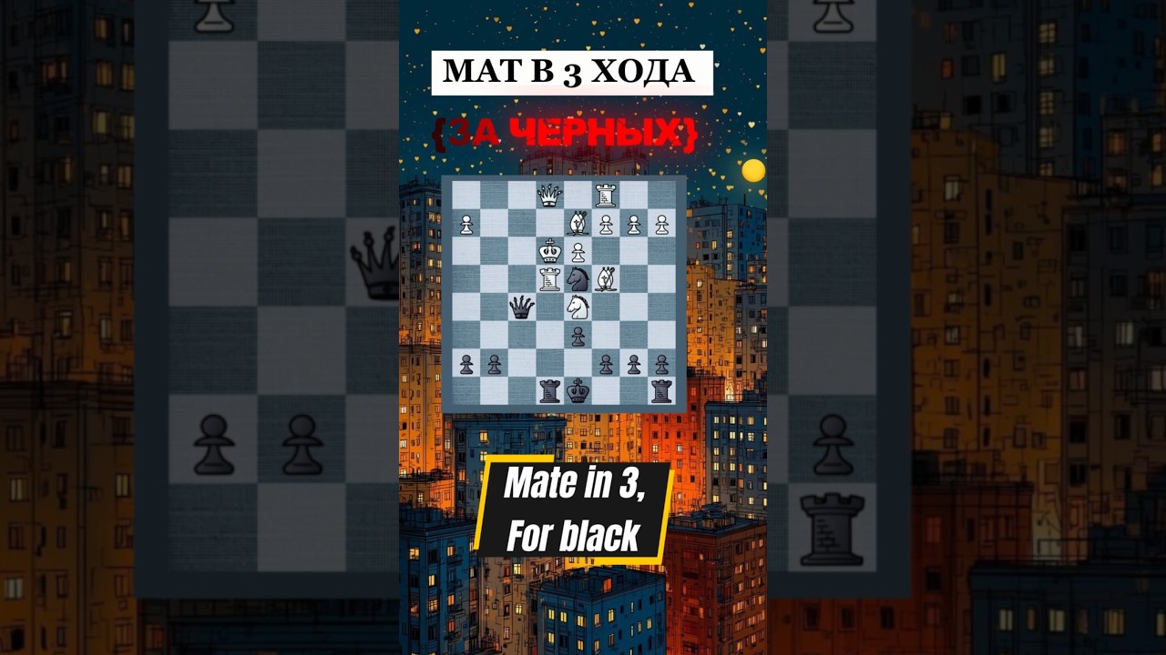 СУПЕР МАТ! | МАТУЕМ В 3 ХОДА | СМОЖЕШЬ РЕШИТЬ?