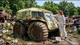 ASMR Car Restoration | Sherp N 1200 Future Car | Full Cinematic Rebuild to Showroom Perfect