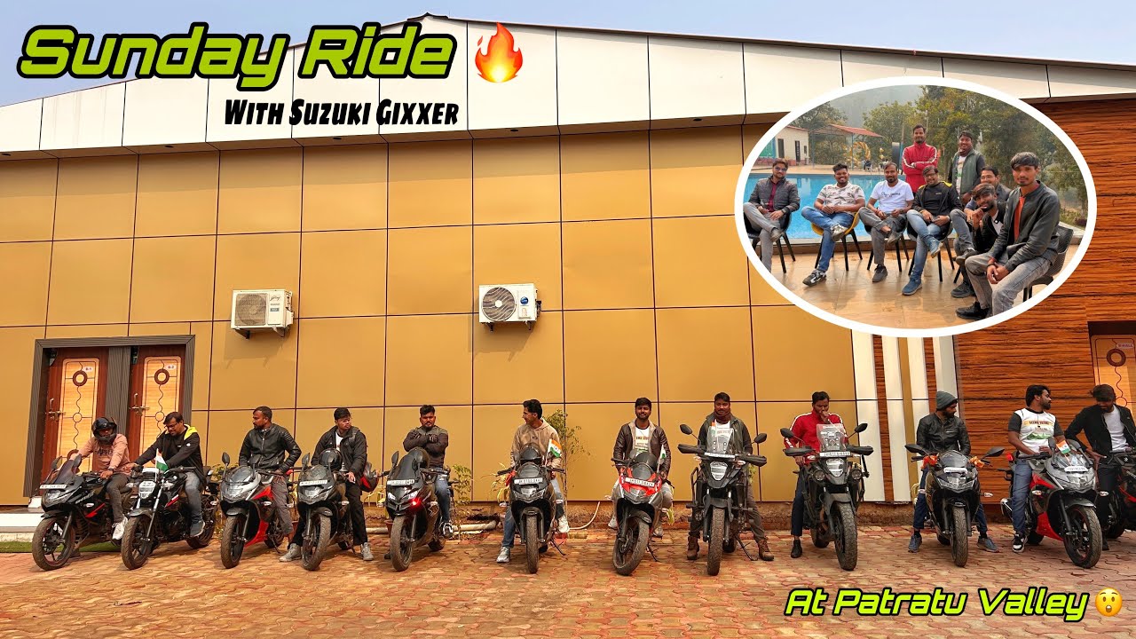 Sunday Ride 🔥 With Suzuki Gixxer at Patratu Valley 