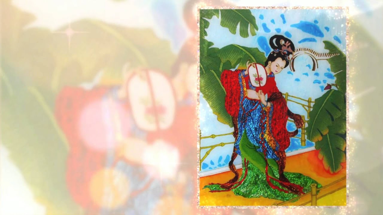 Glass painting artist India