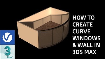 How to make curved wall & window in 3ds max