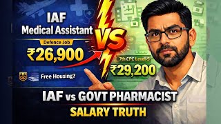 Indian Air Force Medical Assistant vs Government Pharmacist | Salary, Life & Career Truth