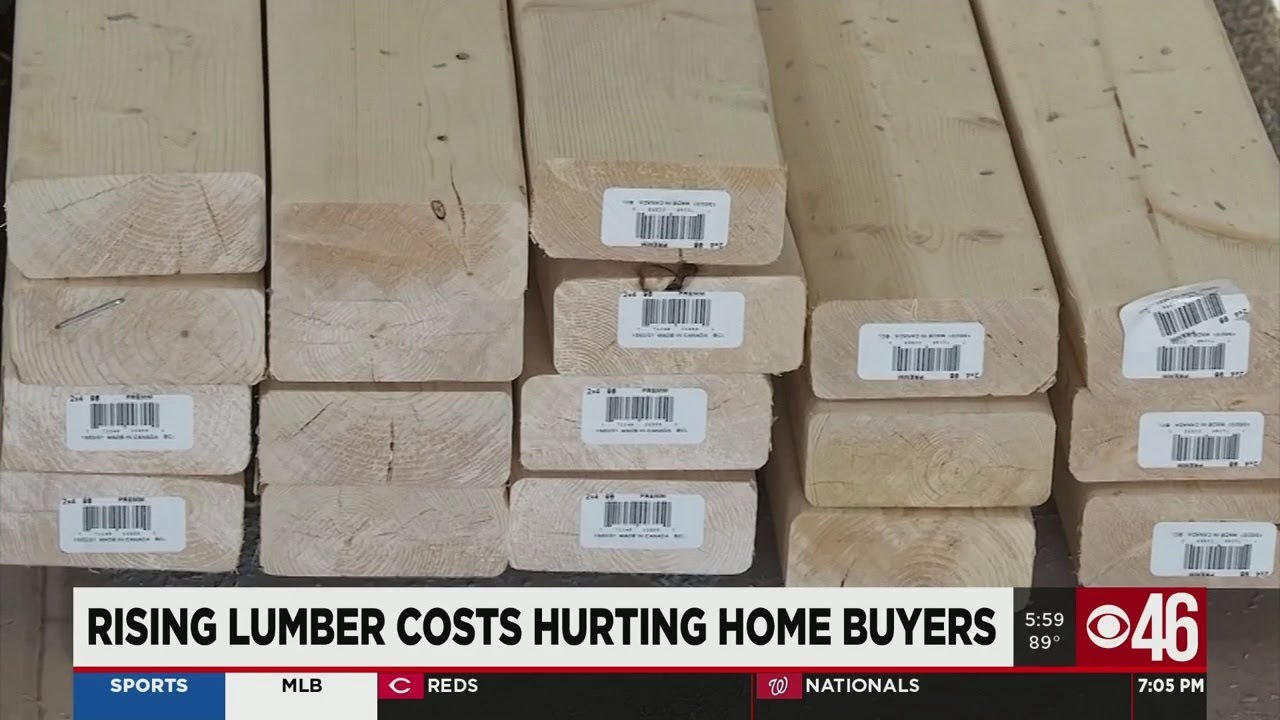 Rising lumber costs hurting homebuyers