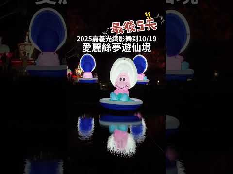 嘉義免費景點》愛麗絲夢遊仙境X牡蠣寶寶，嘉義光織影舞 好好玩