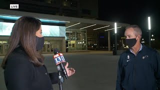 Vivint Smart Home Arena set up as polling place