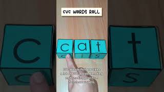 CVC Words Roll #everyone #learnenglish #learningforchild #phonics #shortvowels #learnhowtoread #cvc