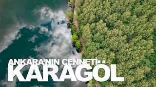 Ankarada Büyüleyen Güzellik Karagöl Tabiat Parkı Drone Manzarası