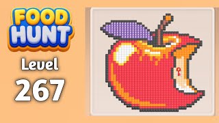 Food Hunt Pixel puzzle level 267 walkthrough solution gameplay 