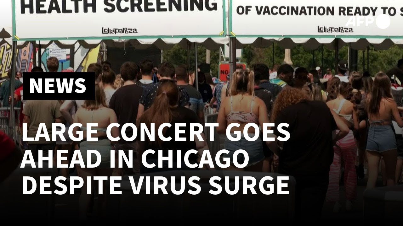 Chicago holds Lollapalooza music fest despite virus surge | AFP