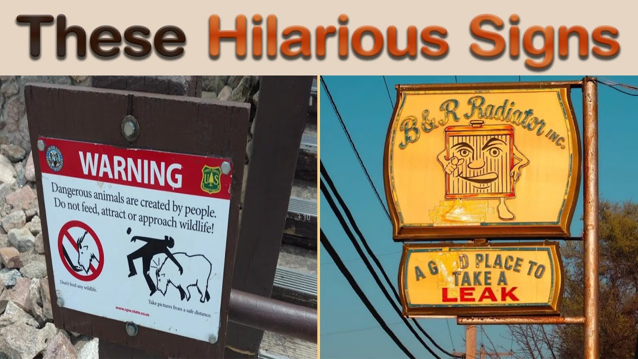 These Hilarious Signs That Make Everyday Life Way More Entertaining ...