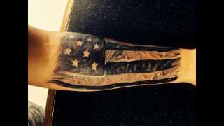 30 Patriotic Images of American Flag Tattoo