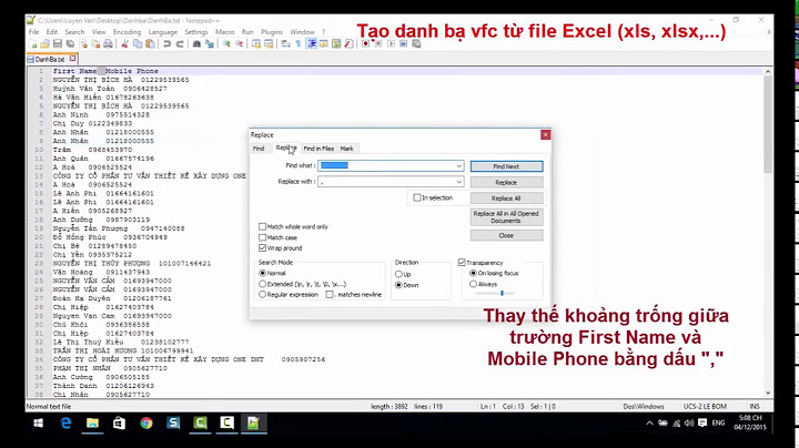 Nhập danh bạ từ file vcf bị lỗi font năm 2024