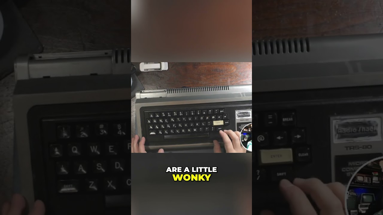 Old TRS-80 Computer Needs MAJOR Fixes! #shorts - YouTube