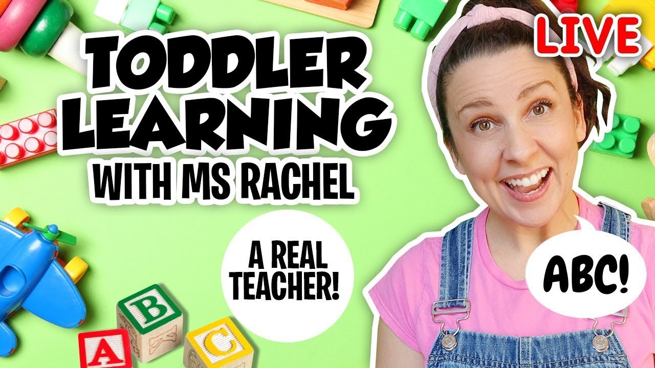 Preschool & Toddler Learning Video with Ms Rachel - Learn Shapes, Letters, Numbers, Colors & More