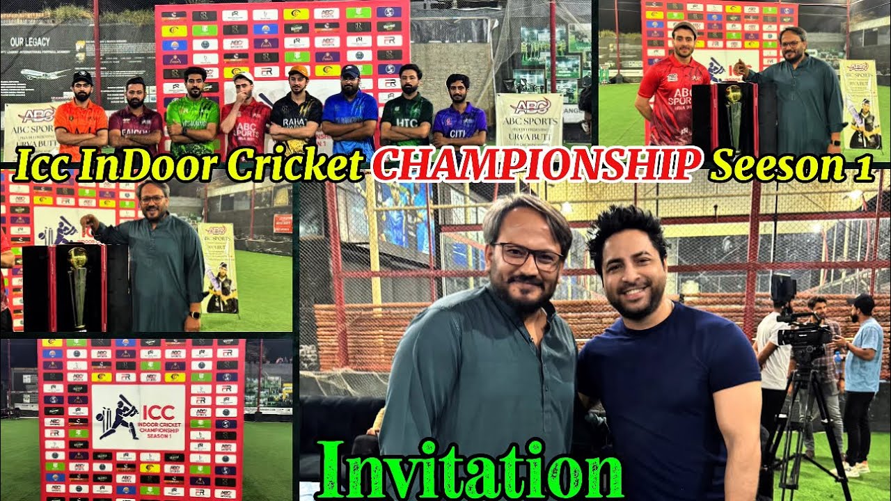 Icc Indoor Cricket CHAMPIONSHIP Season 1 || Invitation to Players Avenue from Futsal Range🏏🤩