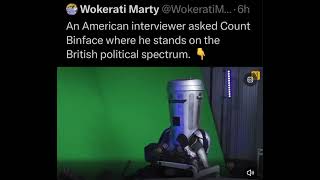 Count Binface gets interviewed by American journalist British American politics terms funny Clacton