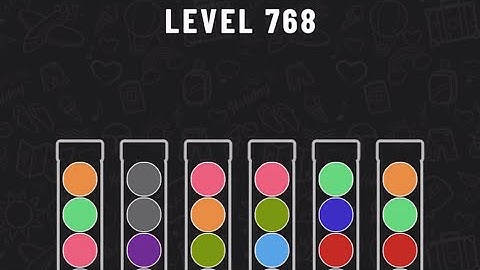 Ball Sort Puzzle Level 768 #ballsortpuzzle #ballsortpuzzlegameplay #puzzlegame #mobilegames