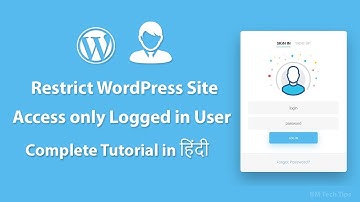 How to Restrict WordPress Site Access only Logged in User