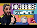 5000 subscribers giveaway