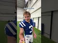 close enough. #indianapoliscolts #nfl #colts #football #mediaday #jersey #number #measure