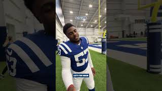 close enough. #indianapoliscolts #nfl #colts #football #mediaday #jersey #number #measure
