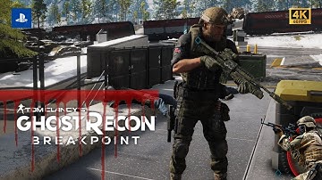 🔴 Real American Agent Infiltrates Enemy Base – Ghost Recon Breakpoint Gameplay [4K]