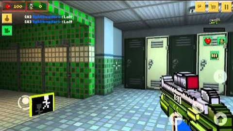 [Block Force - Pixel Style Gun Shooter Game] Trying out this noob gun and useing tesla