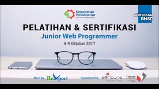 Pelatihan & Sertifikasi Junior Web Programmer Bandung Techno Park screenshot 5