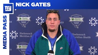 Nick Gates Talks Plan to Return to the Field | New York Giants
