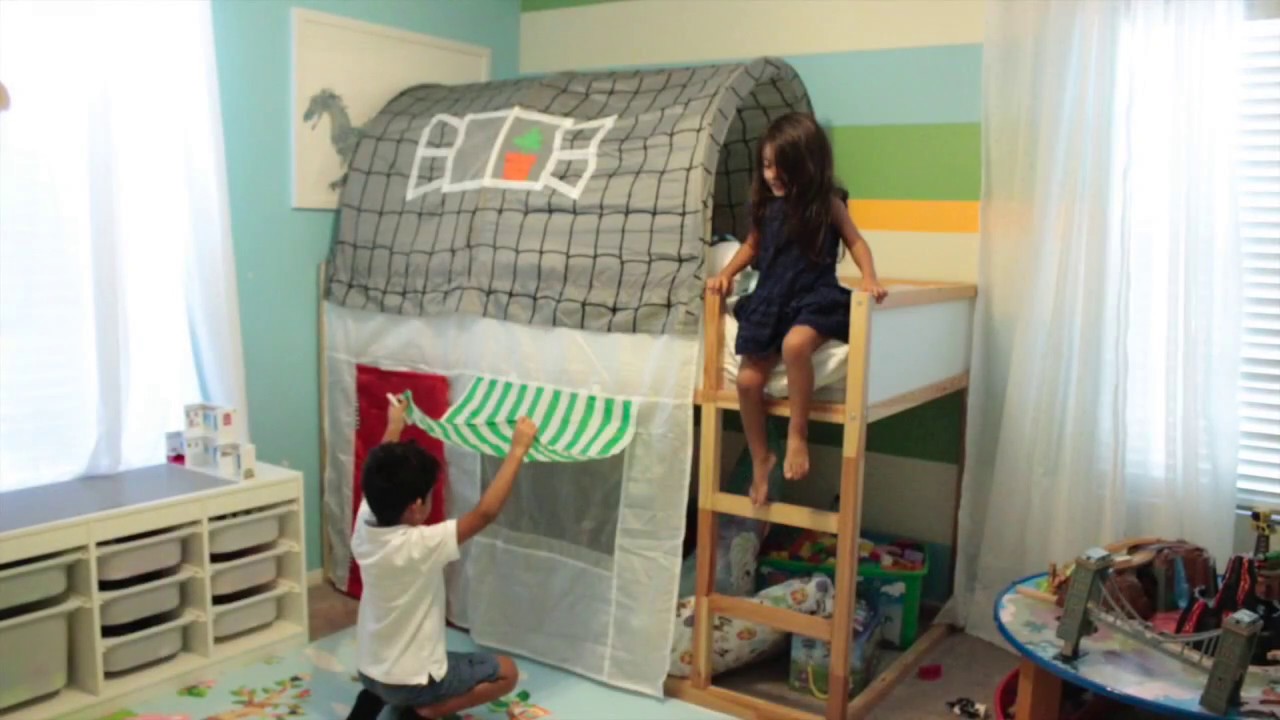 ikea bunk bed canopy