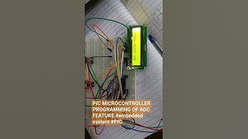 PIC microcontroller programming for converting Analog signal to digital #embedded system #microchips