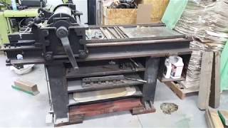 Mobility Cradle for a Vandercook 320 Proof Press
