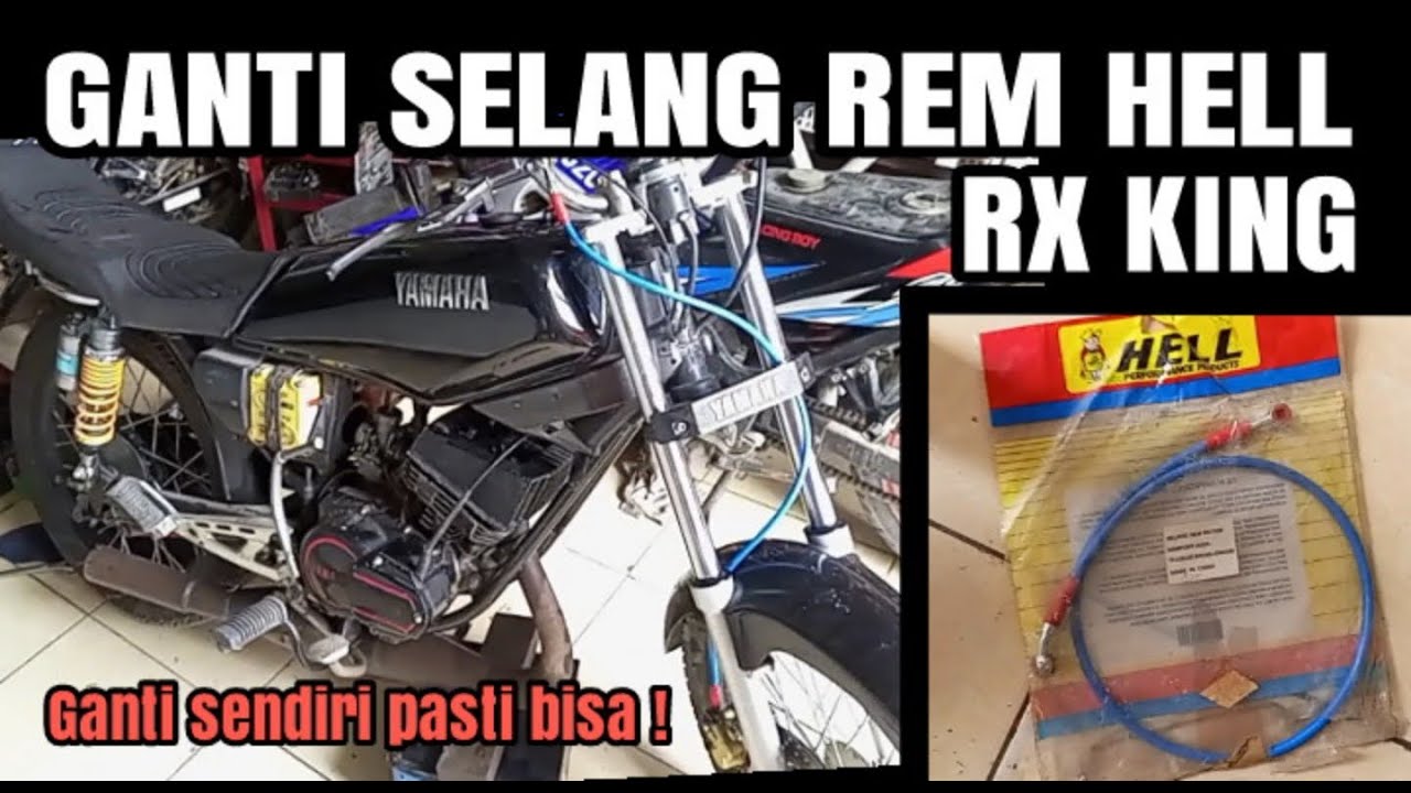 RX KING❗Cara ganti SELANG REM HELL . tutorial lengkap