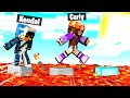 PARKOUR MA LA LAVA SALE OGNI SECONDO - MINECRAFT ITA