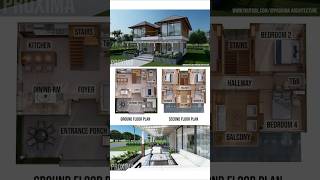 Simple Tropical RestHouse #architecture #housedesign #shorts #housetour Simple Tropical RestHouse #architecture #housedesign #shorts #housetour