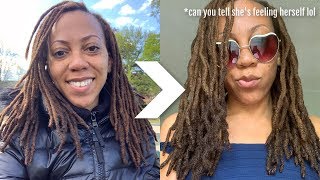 Your Sis Has NEW LOC EXTENSIONS  ! | Hair Wash Day Vlog