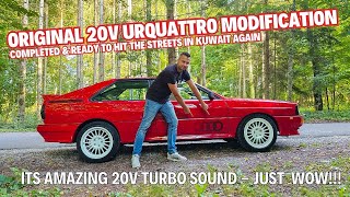 Original 20V Turbo Urquattro Umbau ist fertig  - der Motor-Sound, einfach genial!! | LCE Performance