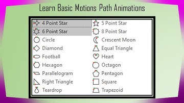 Motion Path Animations PowerPoint animation, motion path animation, motion path in PowerPoint 2016